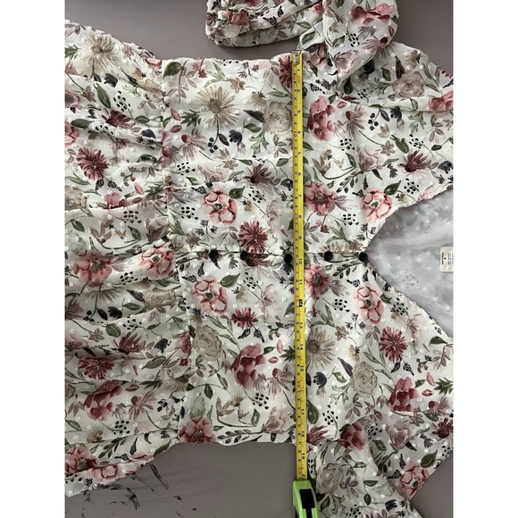 Matilda Jane Women's Good Hart GH Zilker Floral Blouse Size M 0508 - Picture 7 of 7